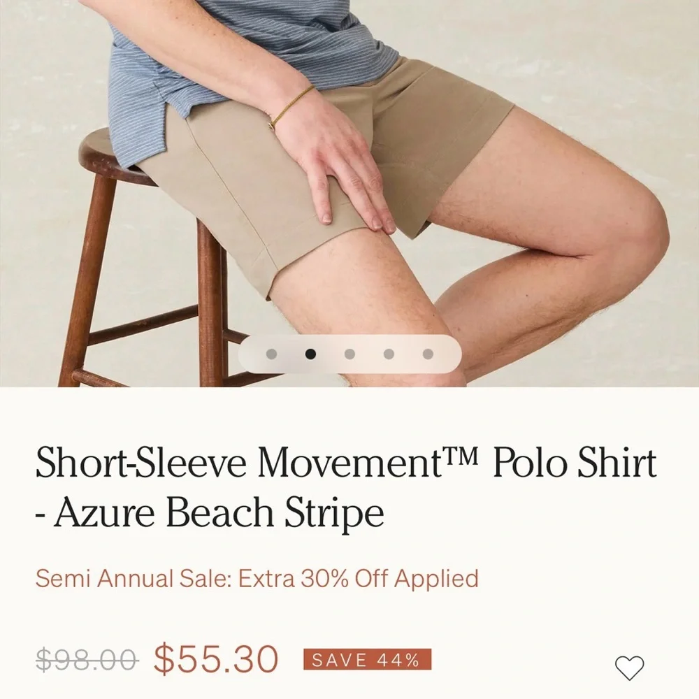 Men's Blue Casual Shorts